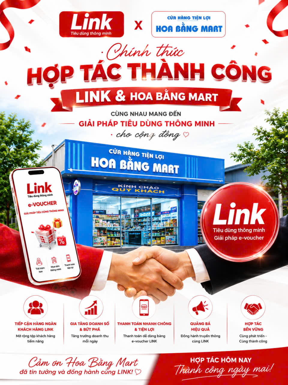 🤝 CHÍNH THỨC HỢP TÁC THÀNH CÔNG LINK × HOA BẰNG MART