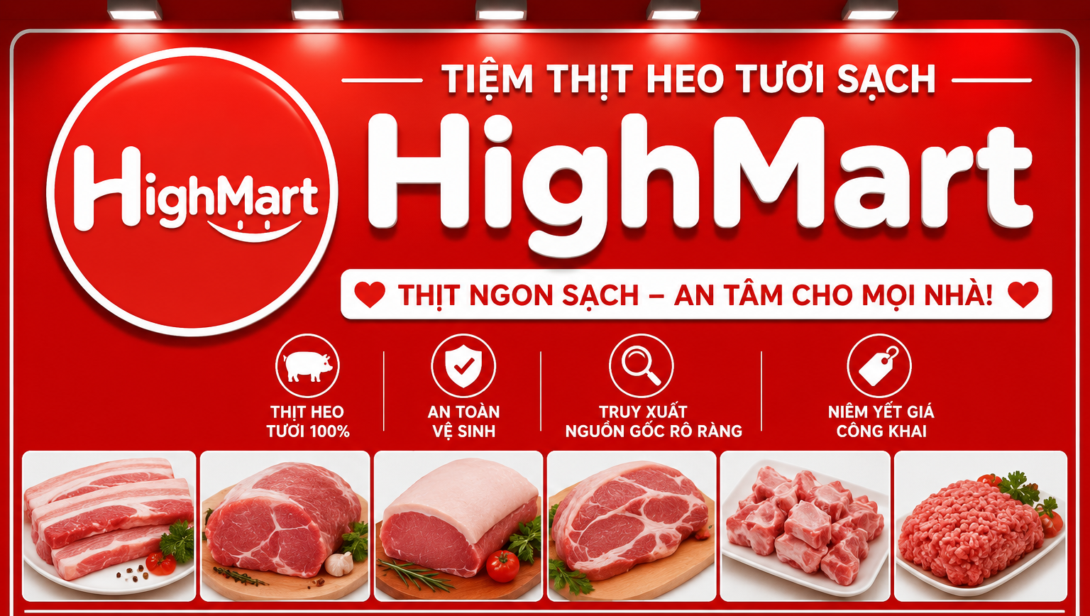 Cửa hàng thịt heo HIGH MART